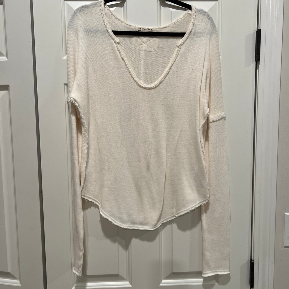 Free People Cream Women's Top